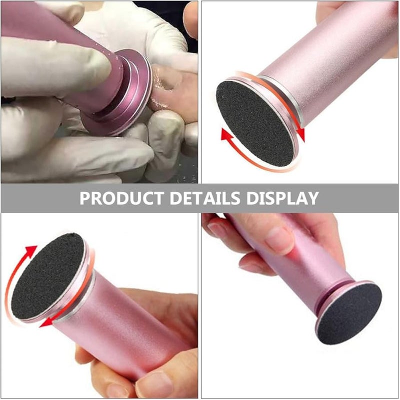 Electric Foot Sander Discs 120pcs Black Volcanic Stone Sandpaper For Callus Remover Pedicure Tool - Image 5
